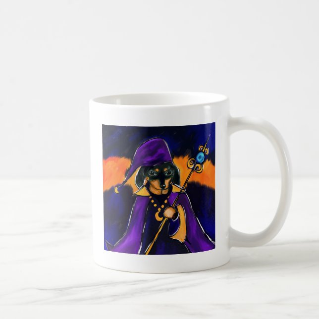 WIZARD-DACKEL KAFFEETASSE (Rechts)
