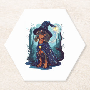 Wizard-Dackel � Magische Dackel Untersetzer