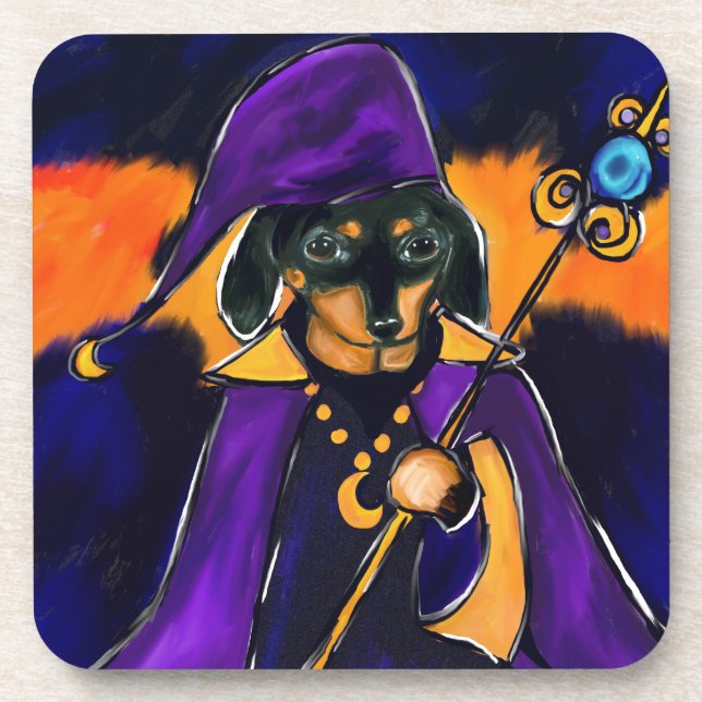 WIZARD-DACKEL UNTERSETZER (Vorderseite)