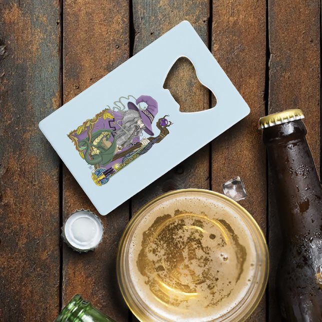 Wizard Dragon Fantasy Lila Geldbeutel Flaschenöffner (Von Creator hochgeladen)