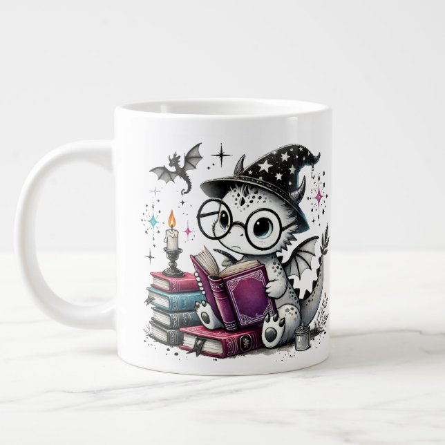 Wizard Dragon Jumbo Tasse (Links)