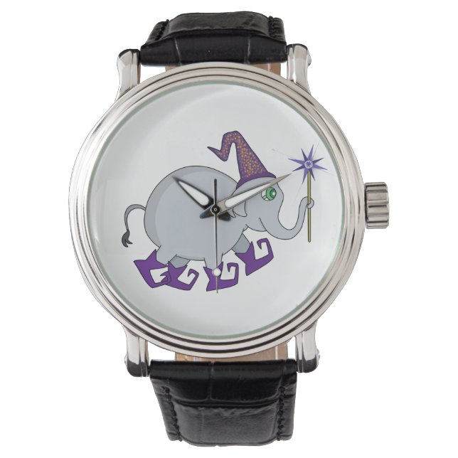 Wizard Elephant Armbanduhr (Vorderseite)