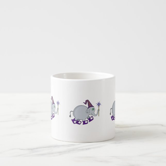Wizard Elephant Espressotasse (Vorderseite)