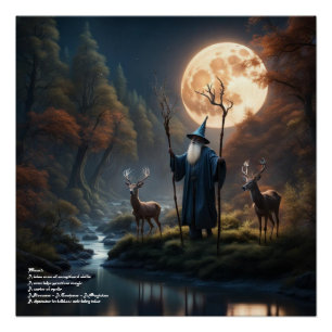 Wizard Forest Poster