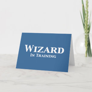Wizard in Training Geschenke Karte