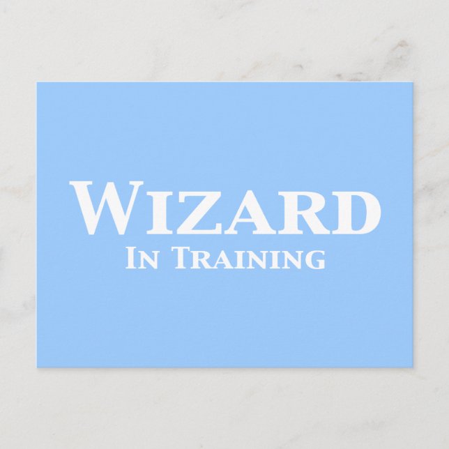 Wizard in Training Geschenke Postkarte (Vorderseite)