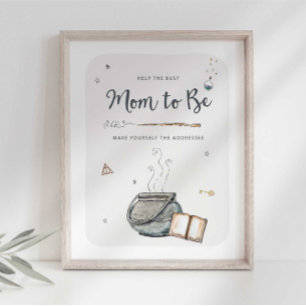 Wizard Mach dich selbst zum Adresssymbol Poster