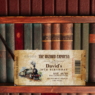 Wizard Magical Fabulous Kindergeburtstag Party Feiertagskarte