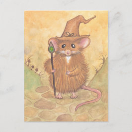 Wizard-Maus Postkarte