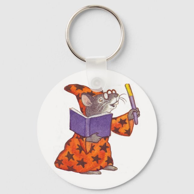 Wizard-Maus Schlüsselanhänger (Vorderseite)