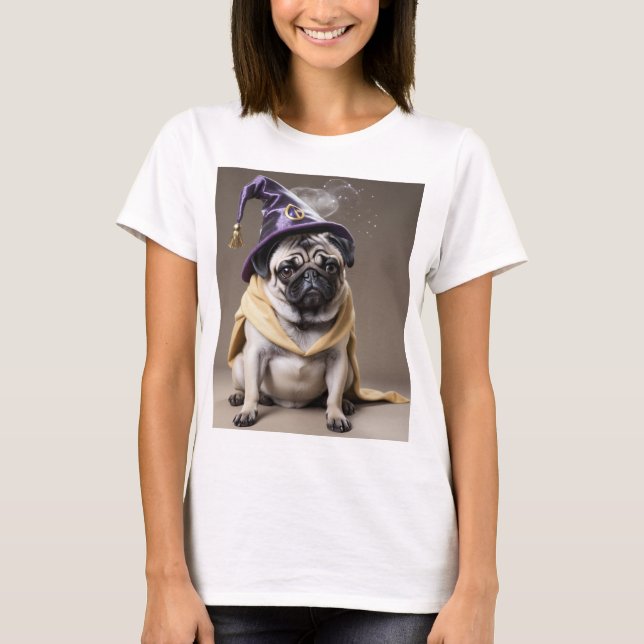 Wizard Mops T-Shirt (Vorderseite)