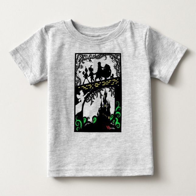 Wizard of Oz Baby T - Shirt Transparent (Vorderseite)