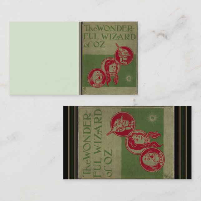 Wizard of Oz Business Card Visitenkarte (Vorne/Hinten)