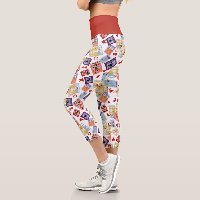 Wizard of Oz™ Character Print Toss Pattern Capri Leggings (Links)