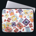 Wizard of Oz™ Character Print Toss Pattern Laptopschutzhülle<br><div class="desc">Step into the magical world of Oz with this vibrant, vintage-inspired pattern celebrating The Wizard of Oz. Featuring beautifully illustrated poster-style designs of Dorothy, the Cowardly Lion, the Tin Man, the Scarecrow, and the Wicked Witch, this artwork captures the timeless charm and adventure of the Yellow Brick Road. Classic icons...</div>