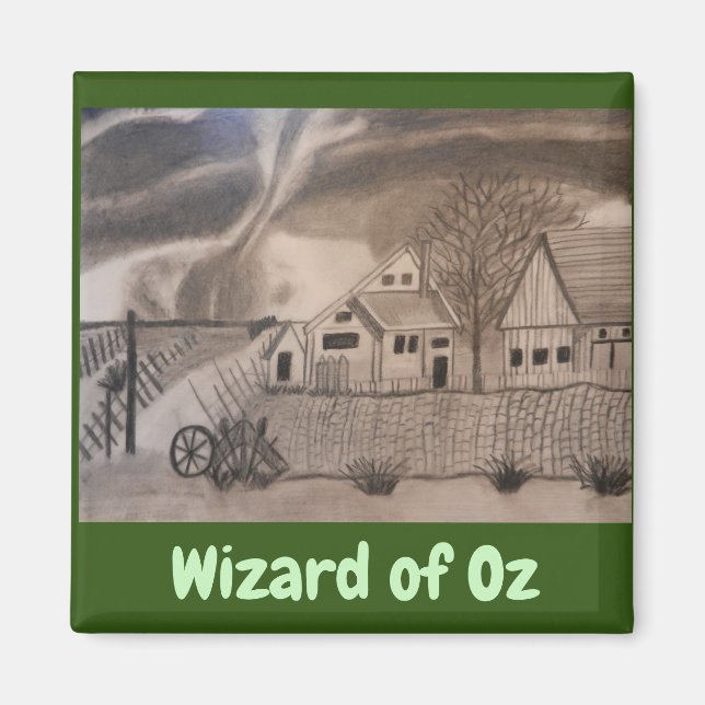 WIZARD OF OZ CYKLON Magnet (Vorne)