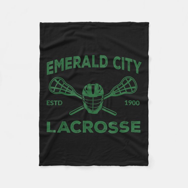 Wizard Of Oz Emerald City Lacrosse Costume Hallowe Fleecedecke (Vorderseite)