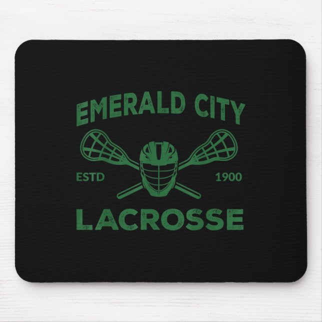 Wizard Of Oz Emerald City Lacrosse Costume Hallowe Mousepad (Vorne)