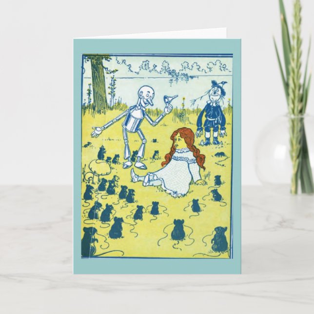 Wizard of Oz Greeting Card Karte (Vorderseite)
