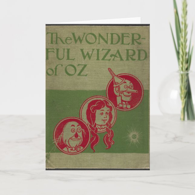 Wizard of Oz Greeting Card Karte (Vorderseite)