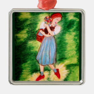 WIZARD OF OZ MAGIC SHOES ORNAMENT AUS METALL