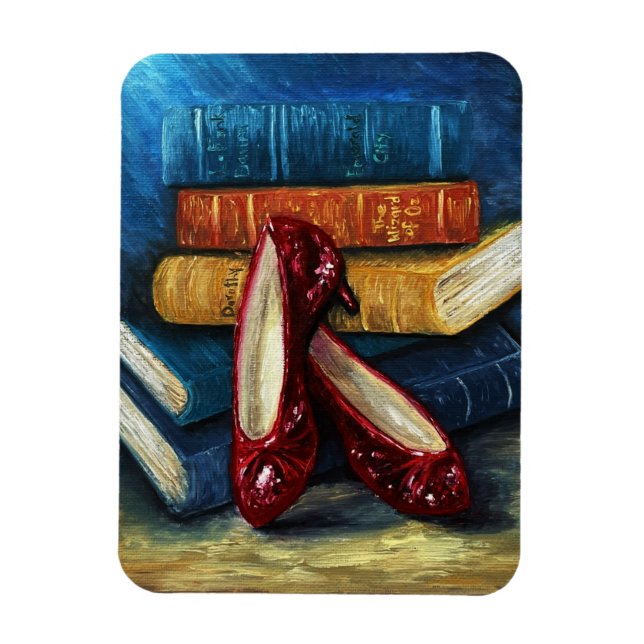 Wizard of Oz Ruby Slippers Magnet (Vertikal)