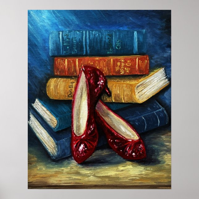 Wizard of Oz Ruby Slippers Poster (Vorne)