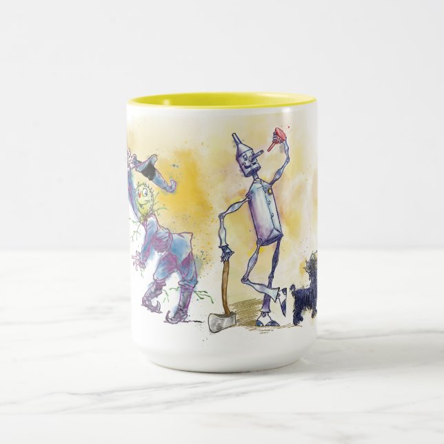 WIZARD OZ COFFEE TASSE mit Dorothy und Freunden (Zentrum)