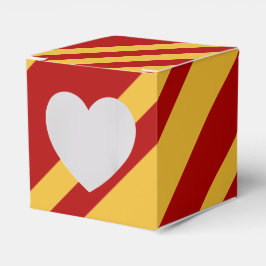 Wizard Red and Gold Heart Geschenkschachtel