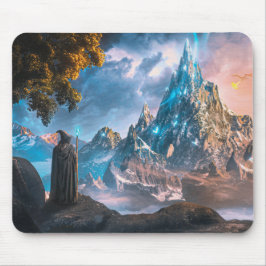 Wizard rpg Sonnenuntergang Mousepad