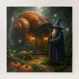 Wizard snail shell cottage enchanted forest 676 pi puzzle