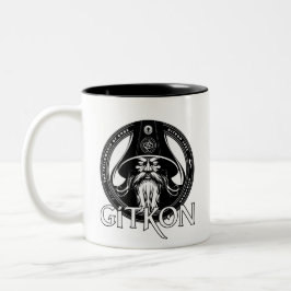 Wizard-Tasse | GitKon: Das Fellowship of Code Zweifarbige Tasse