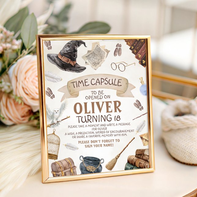 Wizard Time Capsule Sign Sockelschild (Von Creator hochgeladen)