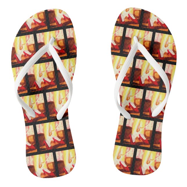 WIZARD VON OZ MAGIC SHOES FLIP FLOPS (Fußbett)