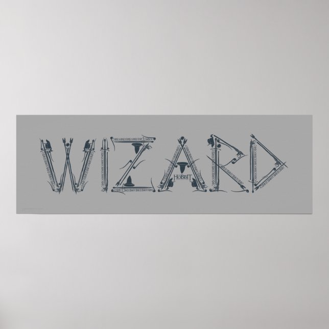 Wizard Weapon Collage Poster (Vorne)