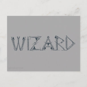 Wizard Weapon Collage Postkarte