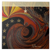 "Wizardry" Keramik Foto Tile