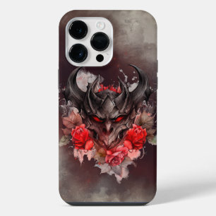Wizardry Rotäugiger Rauchdämon mit Rosen iPhone 14 Pro Max Hülle