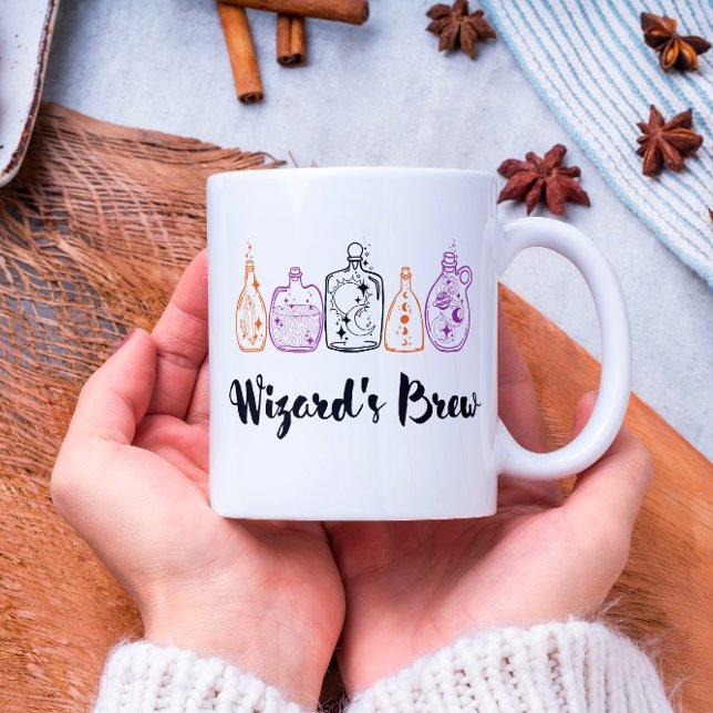 Wizard's Brew Funny Customizable Kaffeetasse (Von Creator hochgeladen)