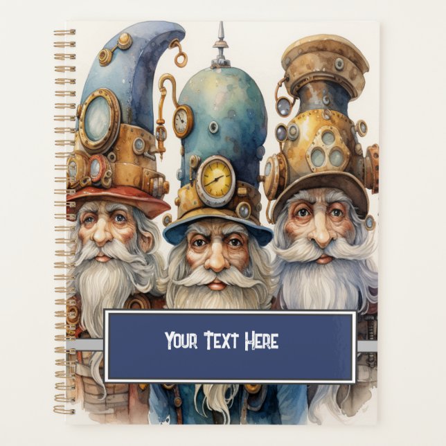 Wizards Gnomes Steampunk Planer (Vorderseite)