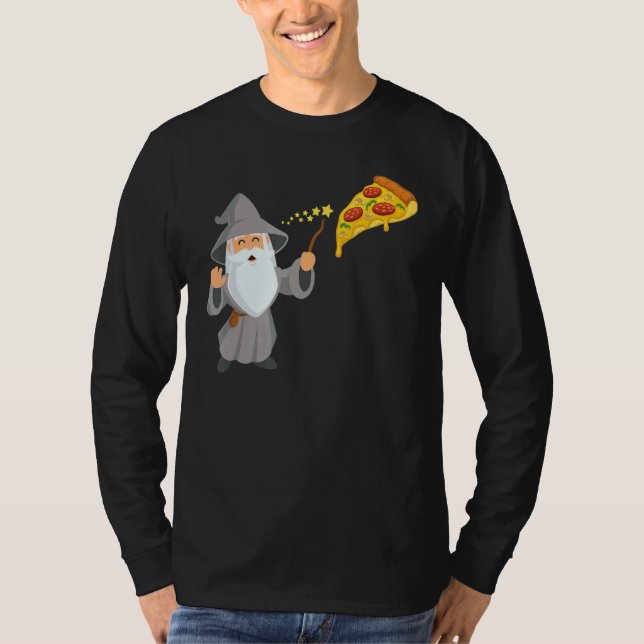 Wizards Make The Best Pizza Ever T-Shirt (Vorderseite)