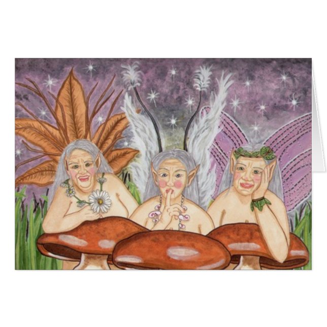 Wize Wimmin Feen-Karte (Vorderseite (Horizontal))