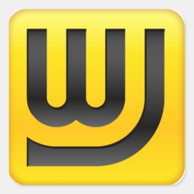 WJ-Symbol 1.5 in Aufkleber (Vorderseite)