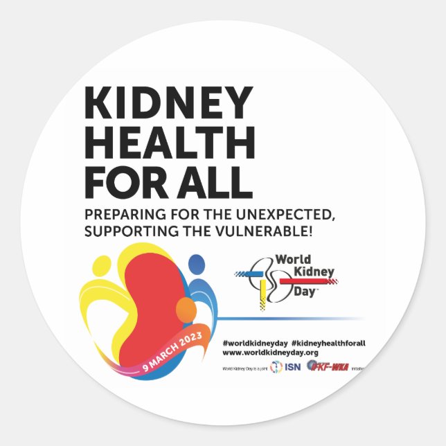 WKD 2023-Aufkleber rund Runder Aufkleber (Vorderseite)