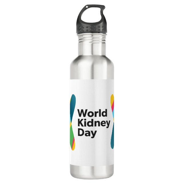 WKD Wasserflasche Edelstahlflasche (Vorderseite)