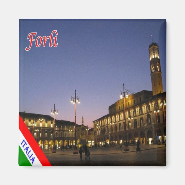 WKM009 FORLI' - Emilia Rumänien - Italien - Kühlsc Magnet (Vorne)
