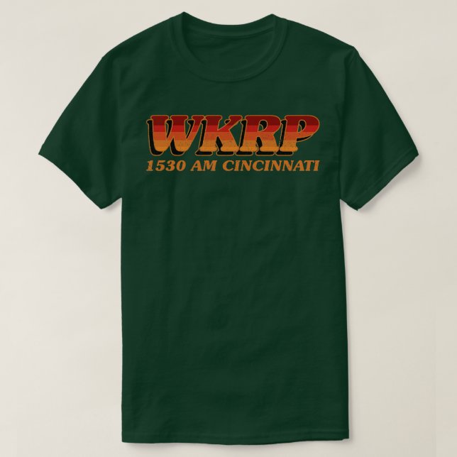 WKRP 1530 CINCINNATI T-Shirt (Design vorne)