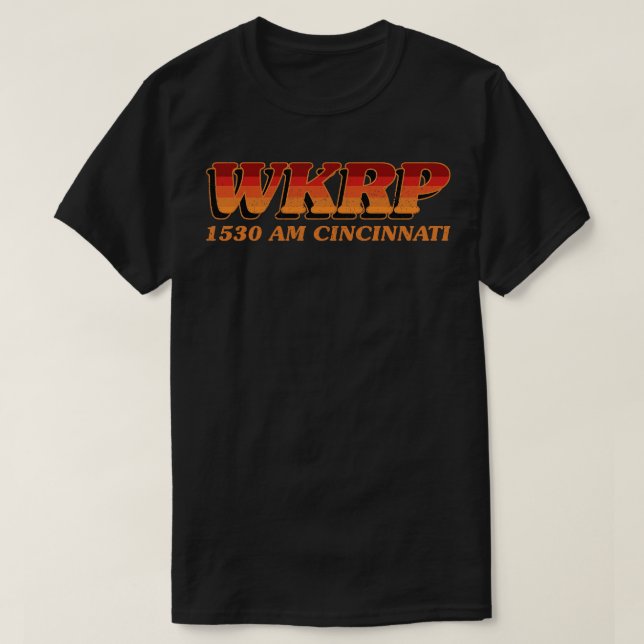 WKRP 1530 CINCINNATI T-Shirt (Design vorne)