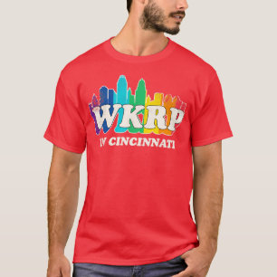 WKRP in Cincinatti Vintage Regenbogen T-Shirt