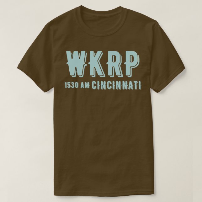 WKRP in Cincinnati T-Shirt (Design vorne)